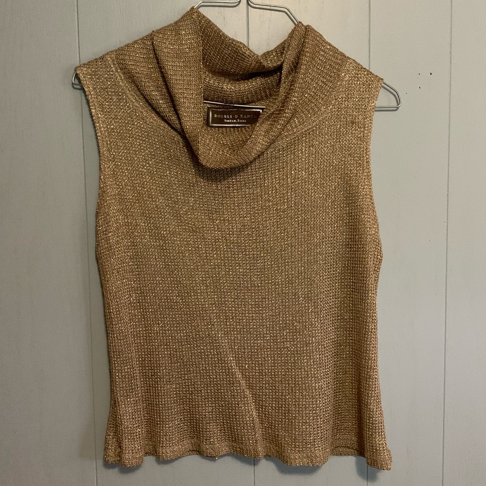 Gold tank top